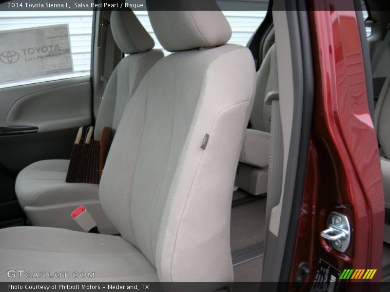 Salsa Red Pearl / Bisque 2014 Toyota Sienna L