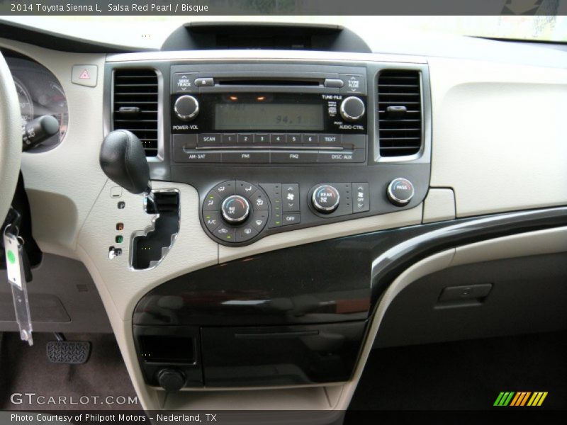 Salsa Red Pearl / Bisque 2014 Toyota Sienna L