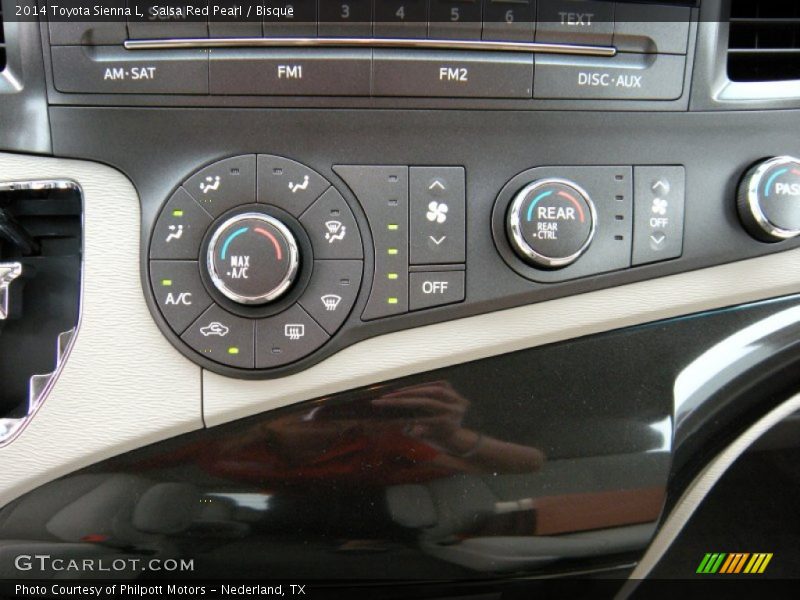 Salsa Red Pearl / Bisque 2014 Toyota Sienna L