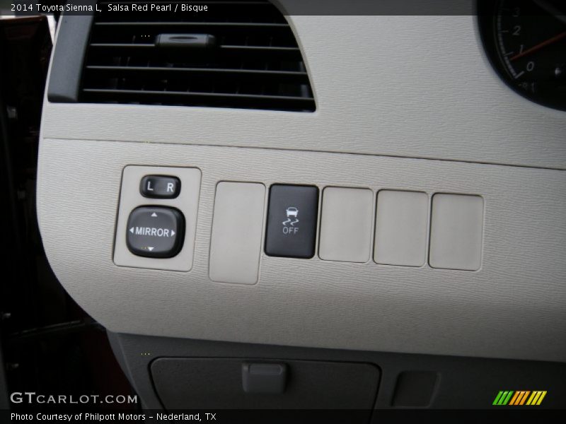 Salsa Red Pearl / Bisque 2014 Toyota Sienna L
