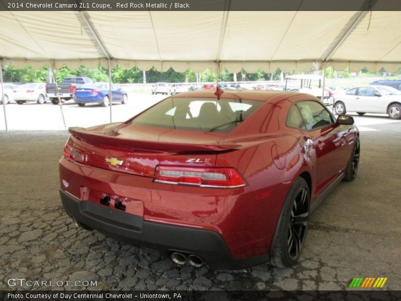 Red Rock Metallic / Black 2014 Chevrolet Camaro ZL1 Coupe