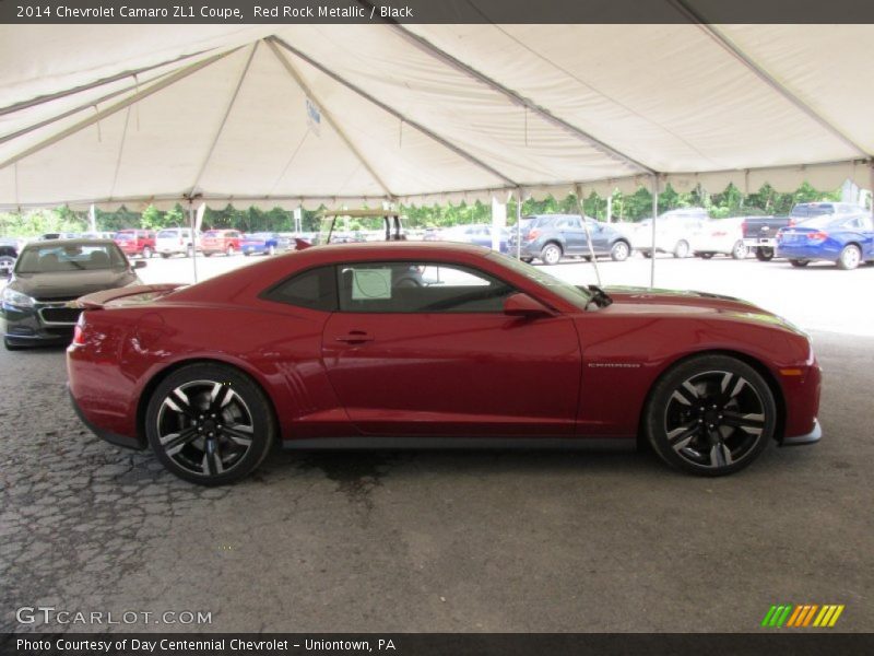 Red Rock Metallic / Black 2014 Chevrolet Camaro ZL1 Coupe