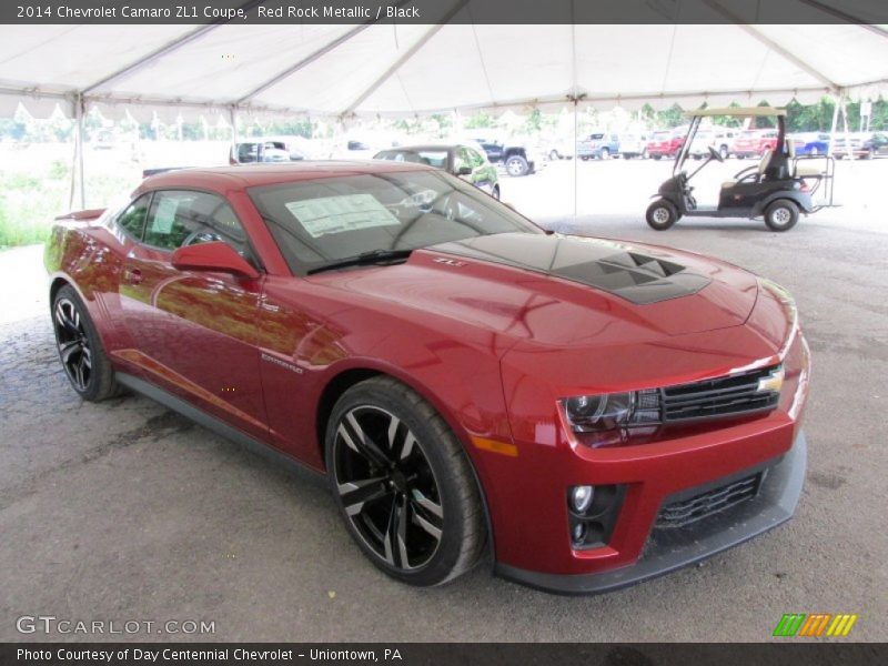Red Rock Metallic / Black 2014 Chevrolet Camaro ZL1 Coupe
