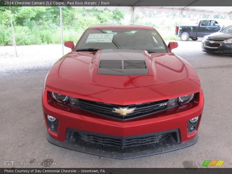 Red Rock Metallic / Black 2014 Chevrolet Camaro ZL1 Coupe