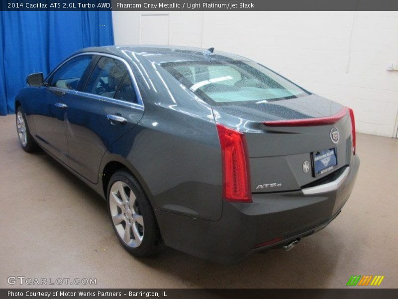 Phantom Gray Metallic / Light Platinum/Jet Black 2014 Cadillac ATS 2.0L Turbo AWD