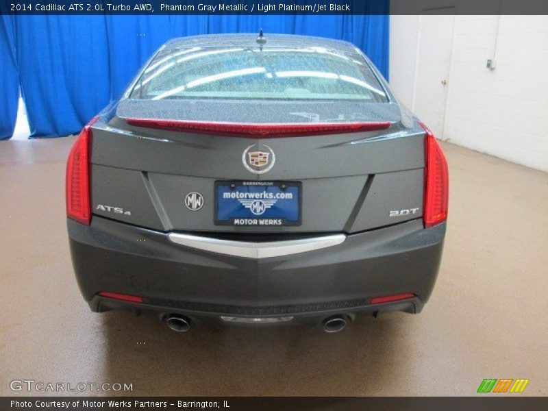 Phantom Gray Metallic / Light Platinum/Jet Black 2014 Cadillac ATS 2.0L Turbo AWD