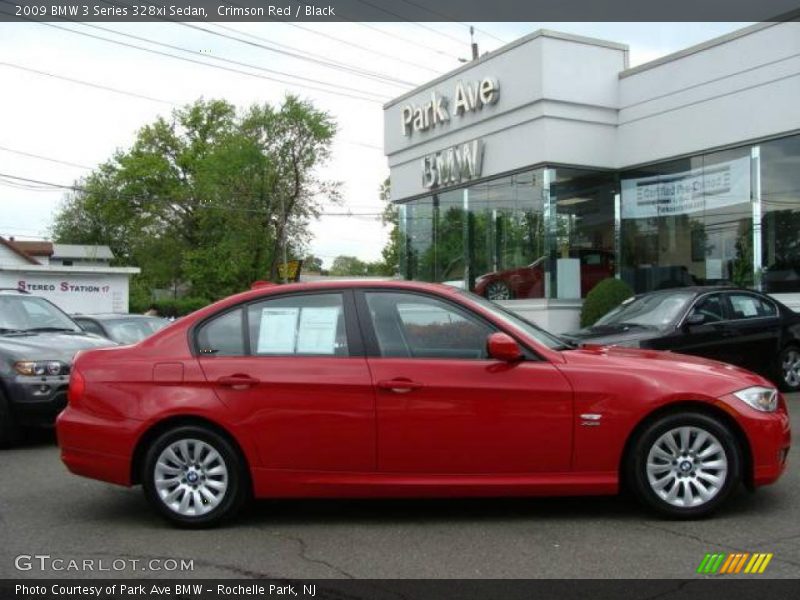 Crimson Red / Black 2009 BMW 3 Series 328xi Sedan