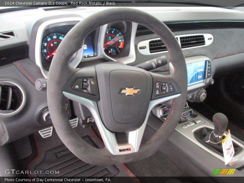Red Rock Metallic / Black 2014 Chevrolet Camaro ZL1 Coupe