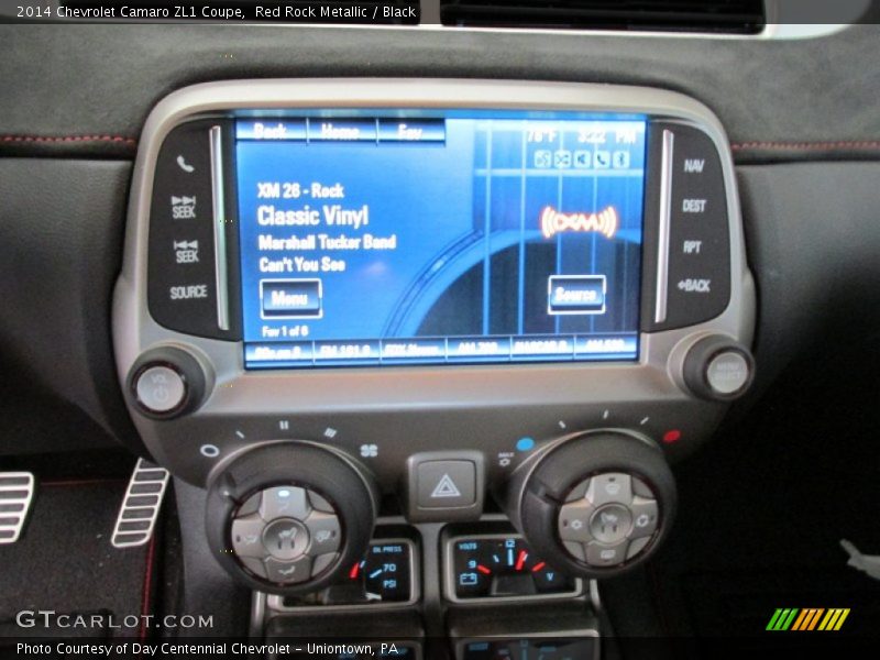 Red Rock Metallic / Black 2014 Chevrolet Camaro ZL1 Coupe