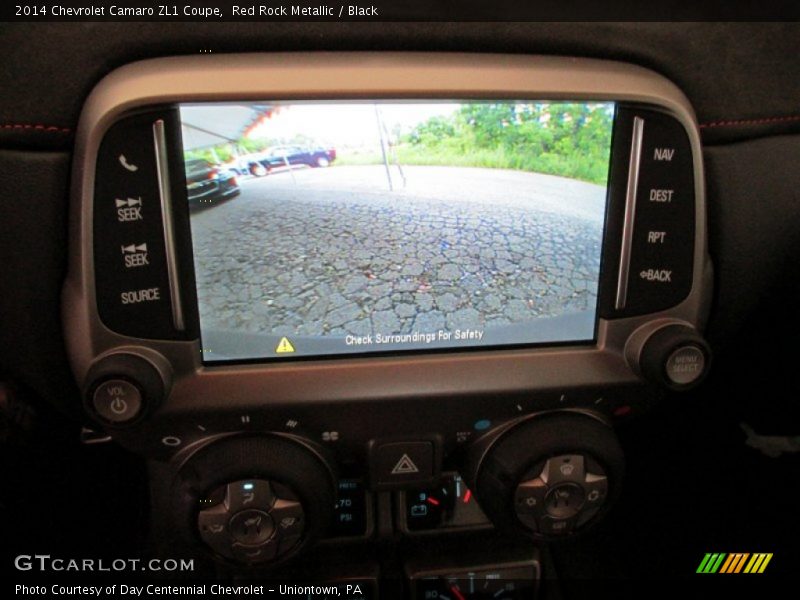 Red Rock Metallic / Black 2014 Chevrolet Camaro ZL1 Coupe