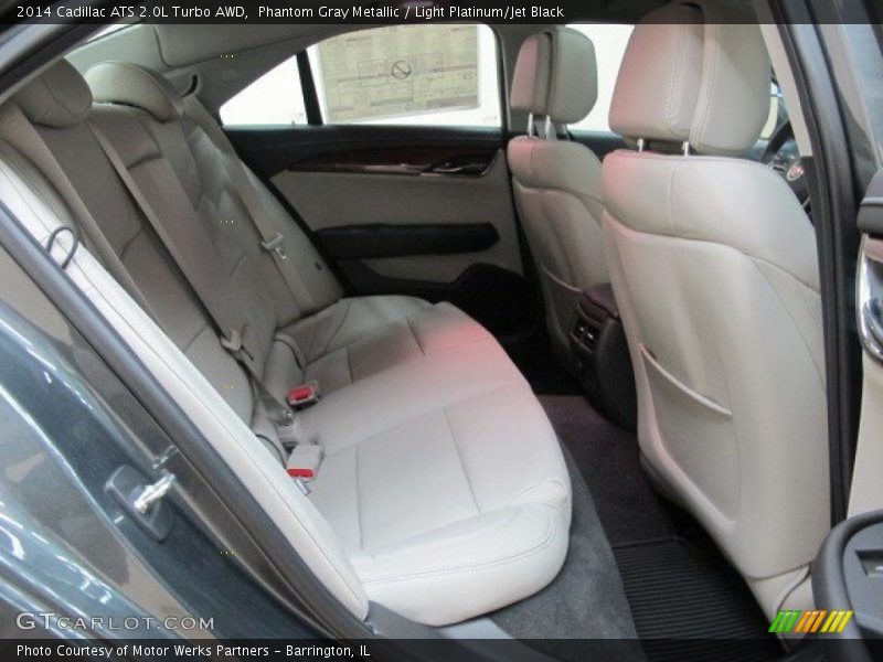 Phantom Gray Metallic / Light Platinum/Jet Black 2014 Cadillac ATS 2.0L Turbo AWD