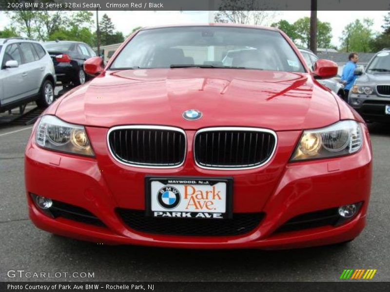 Crimson Red / Black 2009 BMW 3 Series 328xi Sedan