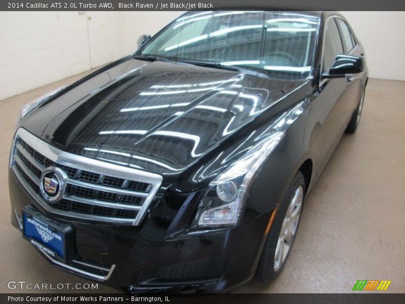 Black Raven / Jet Black/Jet Black 2014 Cadillac ATS 2.0L Turbo AWD