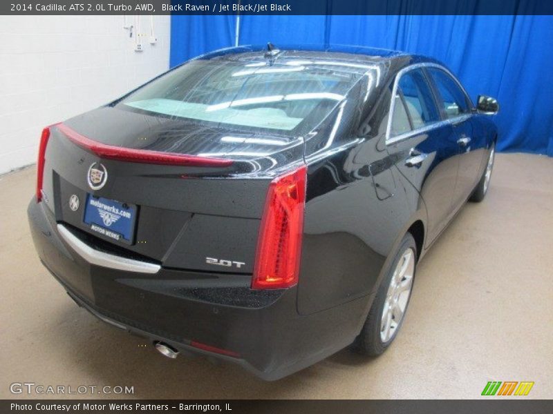 Black Raven / Jet Black/Jet Black 2014 Cadillac ATS 2.0L Turbo AWD