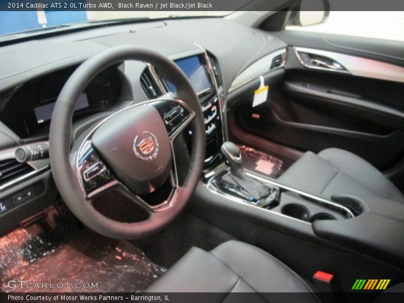 Black Raven / Jet Black/Jet Black 2014 Cadillac ATS 2.0L Turbo AWD