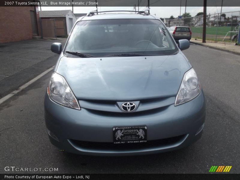 Blue Mirage Metallic / Stone 2007 Toyota Sienna XLE