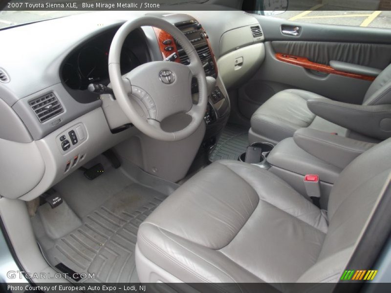 Blue Mirage Metallic / Stone 2007 Toyota Sienna XLE