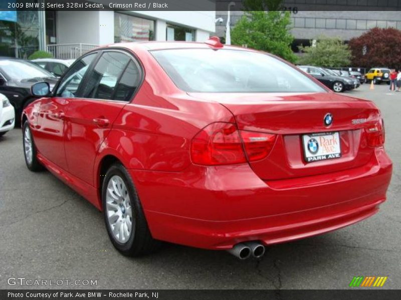 Crimson Red / Black 2009 BMW 3 Series 328xi Sedan