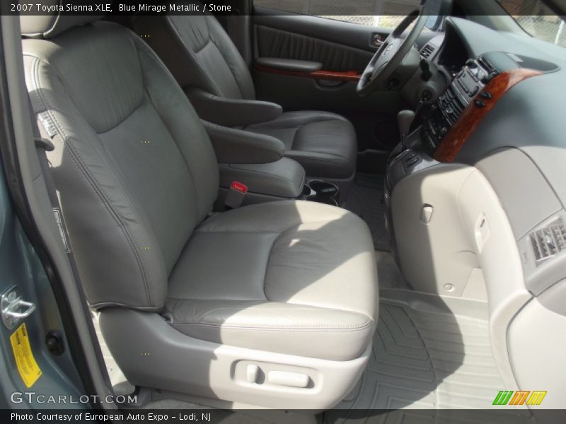 Blue Mirage Metallic / Stone 2007 Toyota Sienna XLE