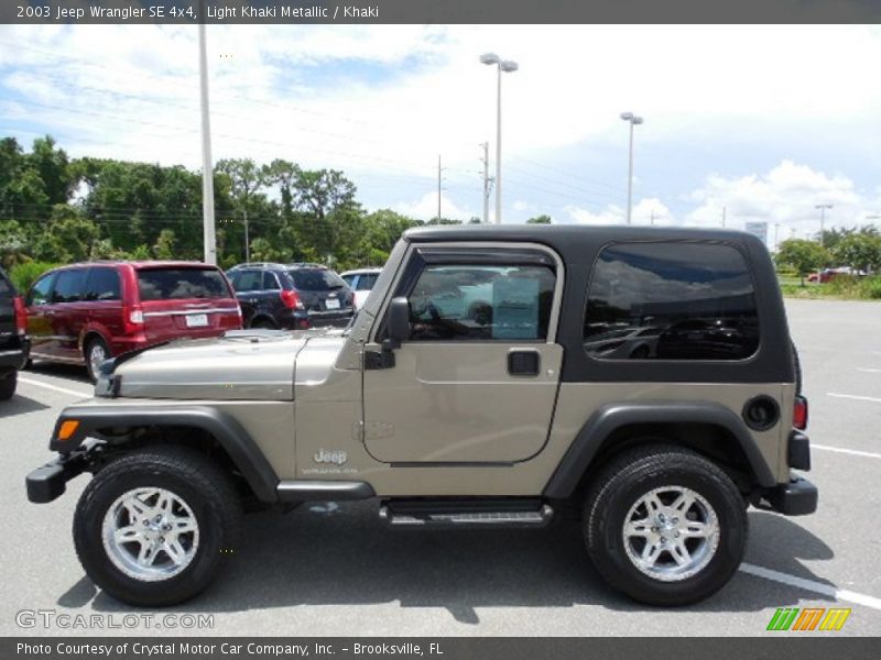 Light Khaki Metallic / Khaki 2003 Jeep Wrangler SE 4x4