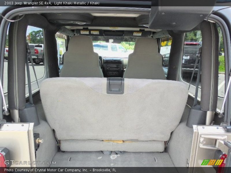 Light Khaki Metallic / Khaki 2003 Jeep Wrangler SE 4x4