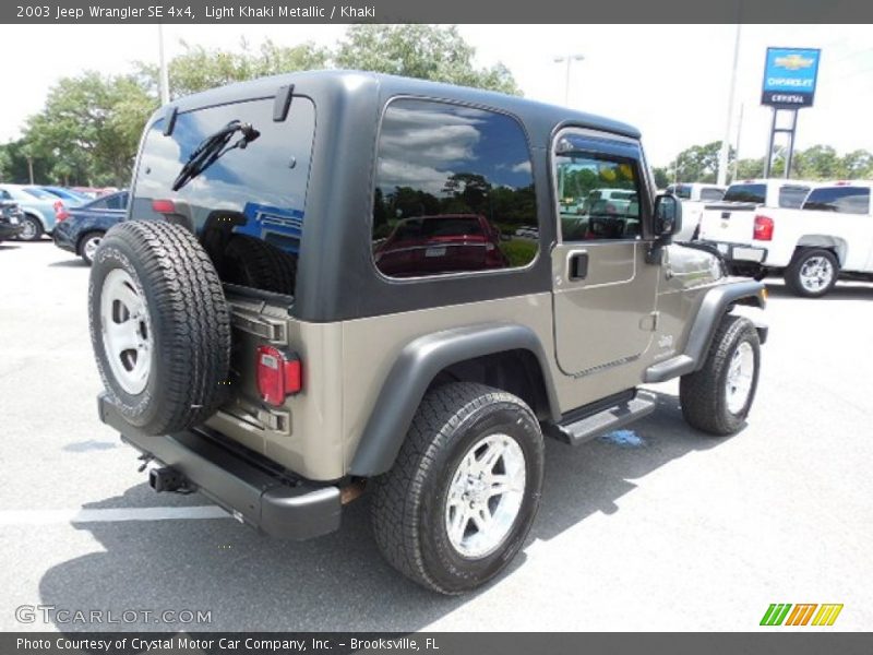 Light Khaki Metallic / Khaki 2003 Jeep Wrangler SE 4x4