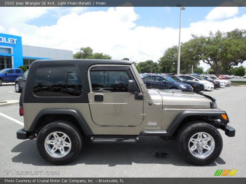 Light Khaki Metallic / Khaki 2003 Jeep Wrangler SE 4x4