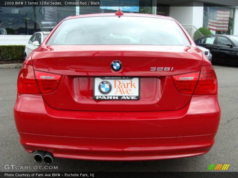 Crimson Red / Black 2009 BMW 3 Series 328xi Sedan