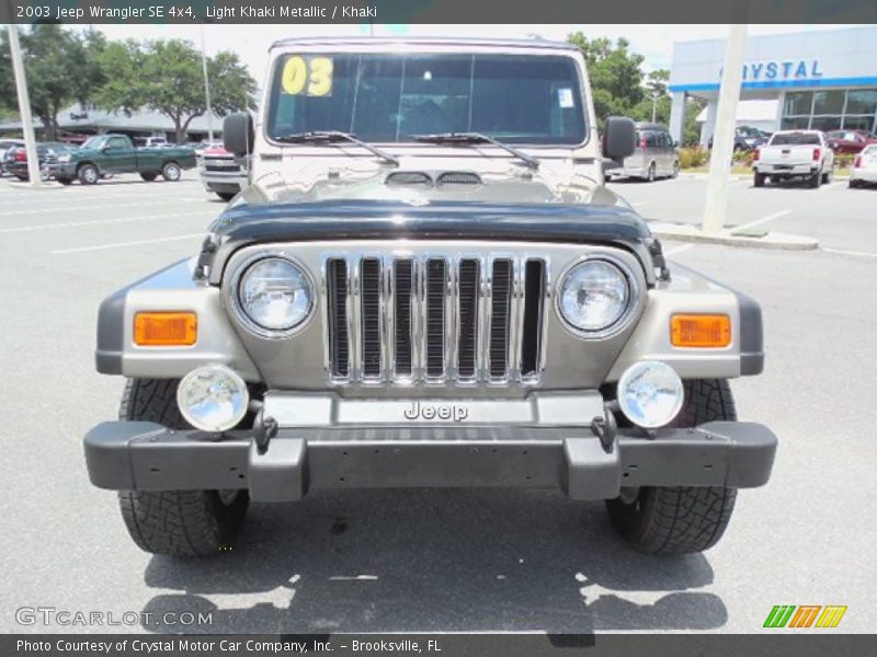 Light Khaki Metallic / Khaki 2003 Jeep Wrangler SE 4x4