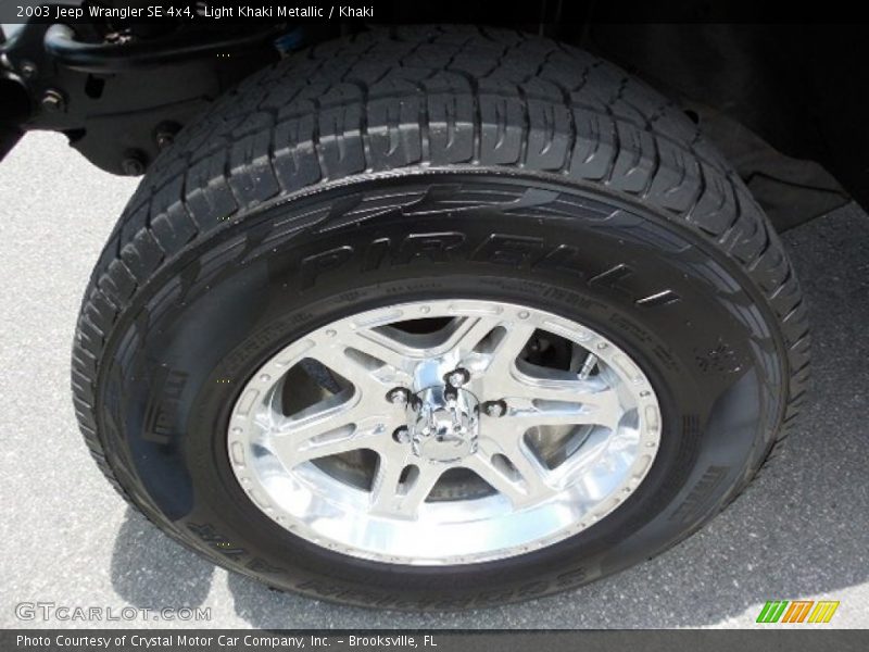 Light Khaki Metallic / Khaki 2003 Jeep Wrangler SE 4x4