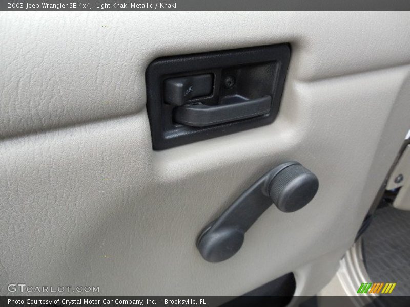 Light Khaki Metallic / Khaki 2003 Jeep Wrangler SE 4x4