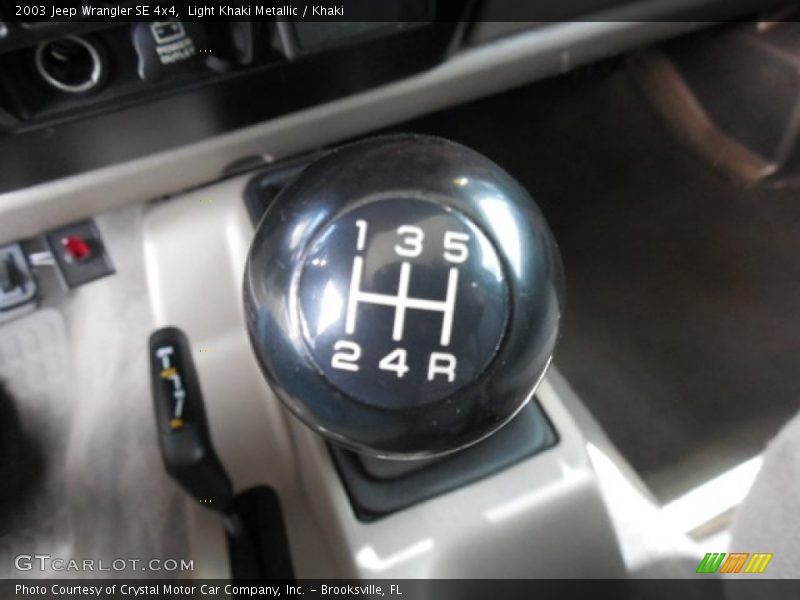 Light Khaki Metallic / Khaki 2003 Jeep Wrangler SE 4x4