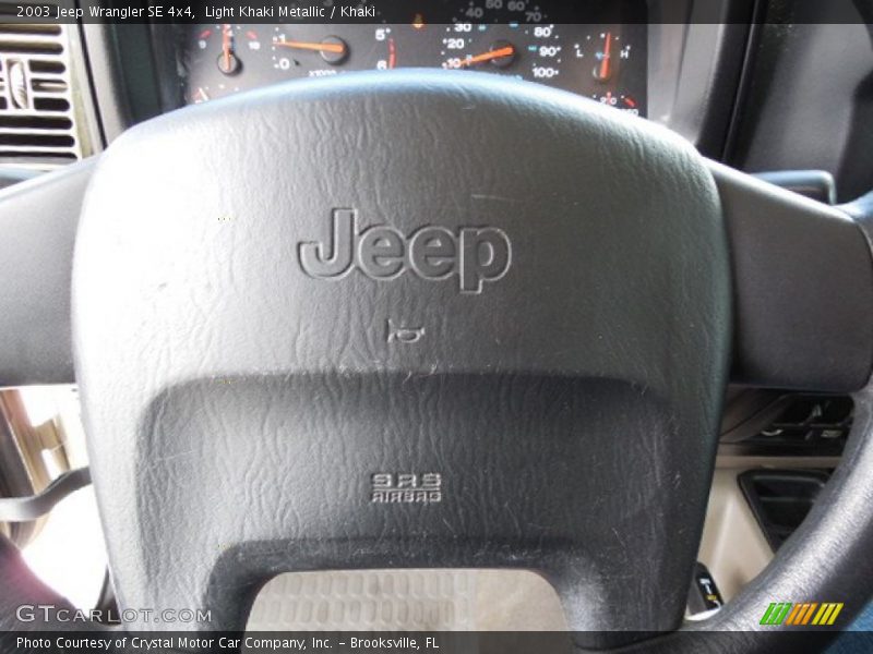 Light Khaki Metallic / Khaki 2003 Jeep Wrangler SE 4x4