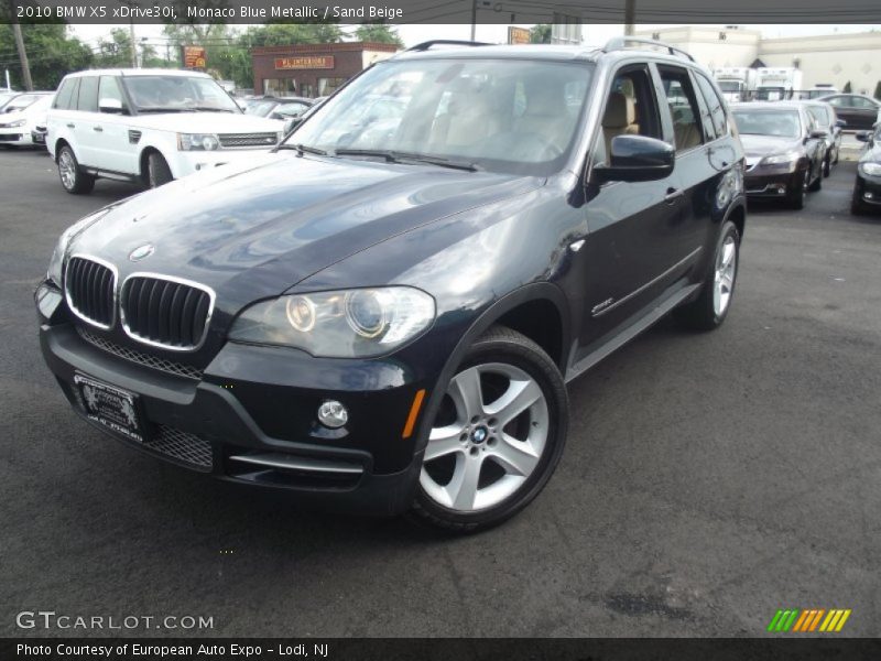 Monaco Blue Metallic / Sand Beige 2010 BMW X5 xDrive30i