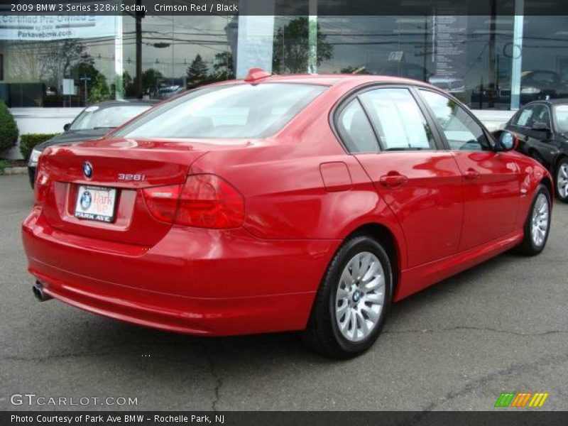 Crimson Red / Black 2009 BMW 3 Series 328xi Sedan