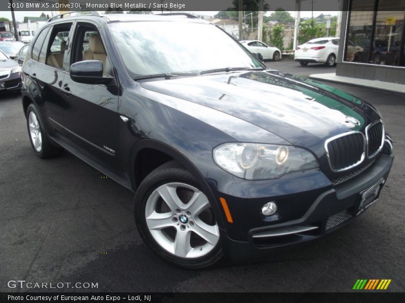 Monaco Blue Metallic / Sand Beige 2010 BMW X5 xDrive30i