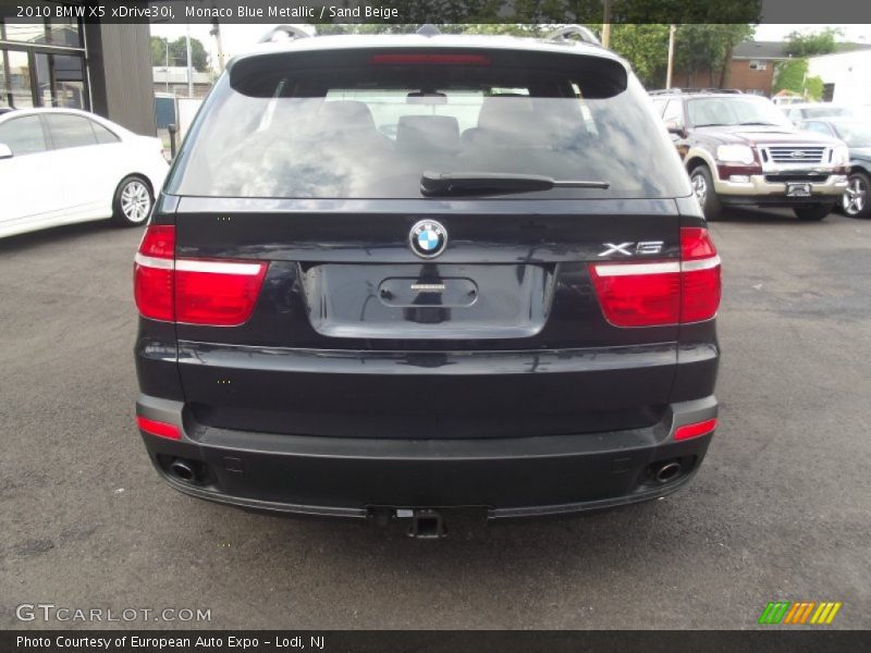 Monaco Blue Metallic / Sand Beige 2010 BMW X5 xDrive30i