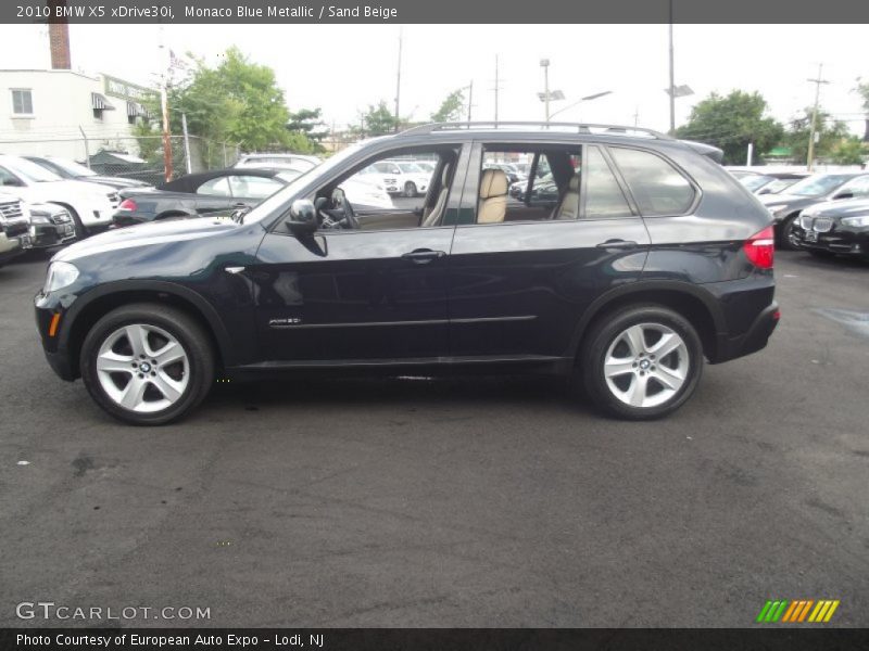 Monaco Blue Metallic / Sand Beige 2010 BMW X5 xDrive30i