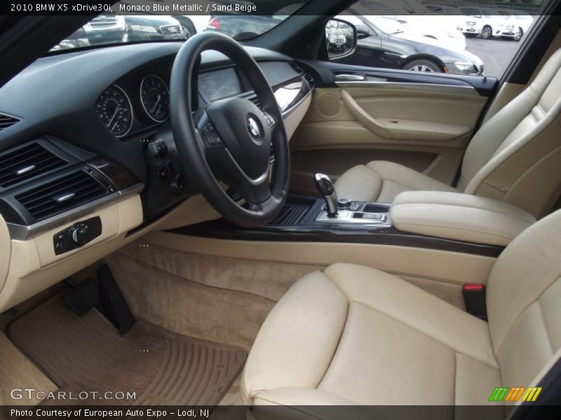 Monaco Blue Metallic / Sand Beige 2010 BMW X5 xDrive30i