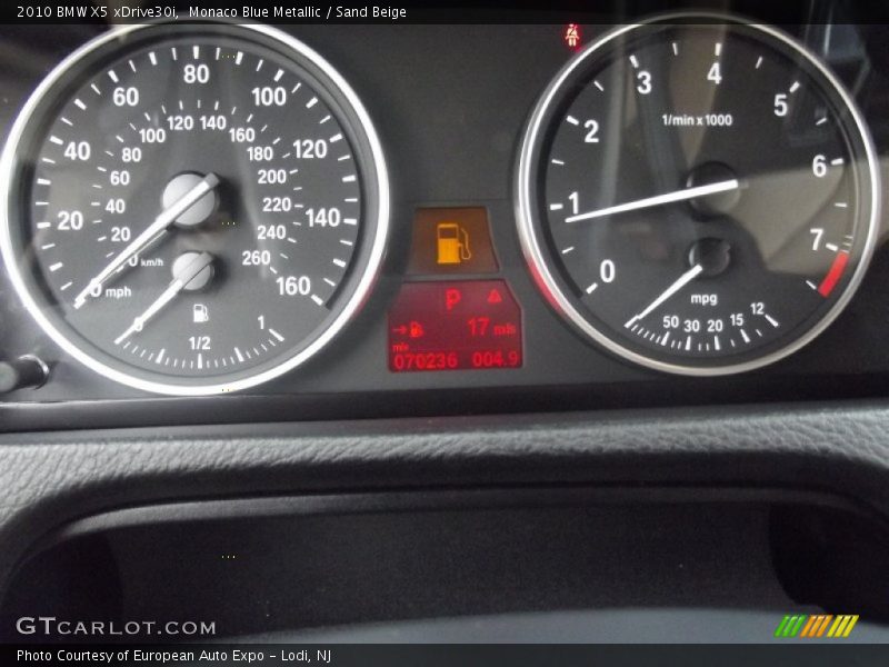 Monaco Blue Metallic / Sand Beige 2010 BMW X5 xDrive30i