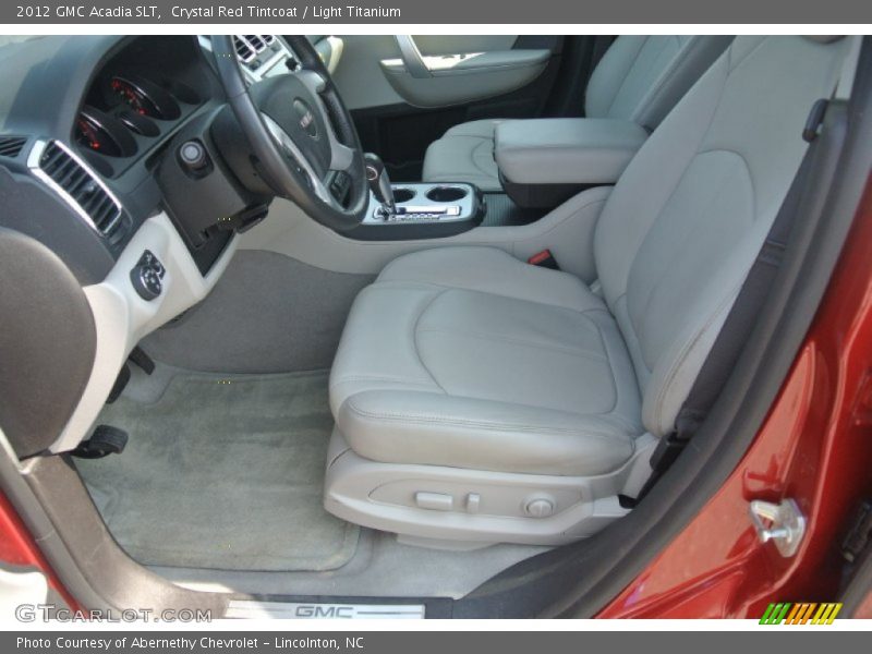 Crystal Red Tintcoat / Light Titanium 2012 GMC Acadia SLT