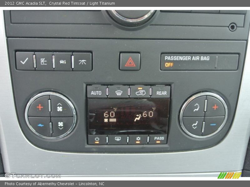 Crystal Red Tintcoat / Light Titanium 2012 GMC Acadia SLT