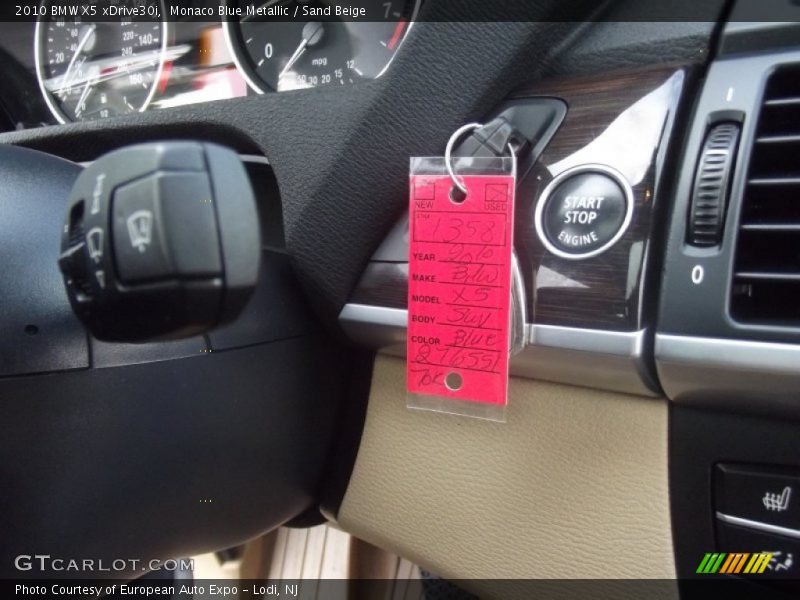 Monaco Blue Metallic / Sand Beige 2010 BMW X5 xDrive30i