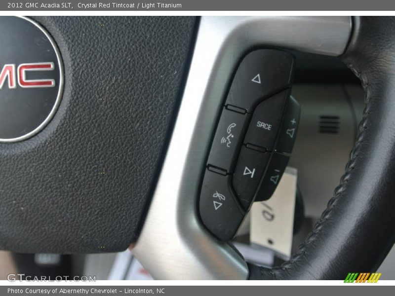 Crystal Red Tintcoat / Light Titanium 2012 GMC Acadia SLT