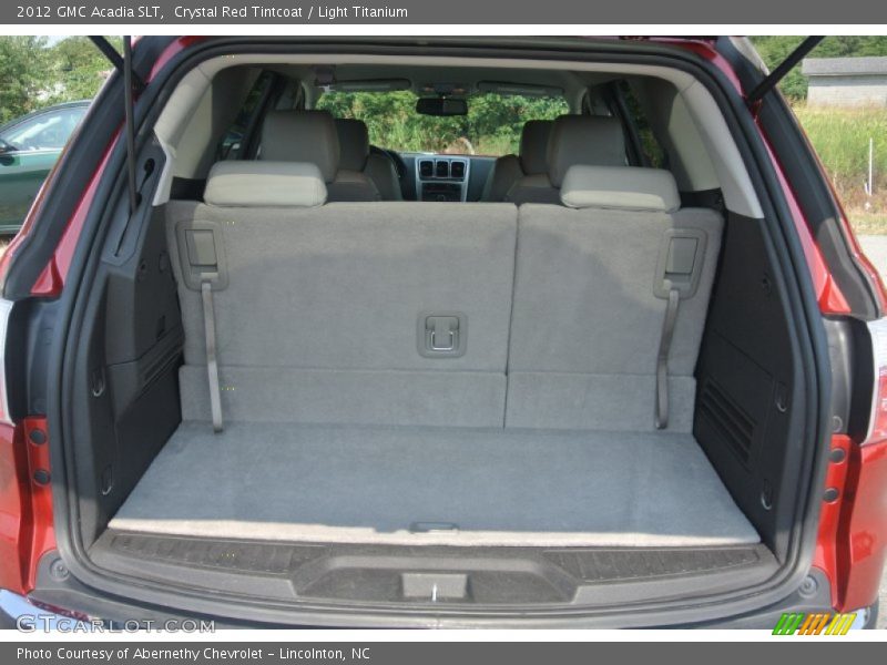 Crystal Red Tintcoat / Light Titanium 2012 GMC Acadia SLT