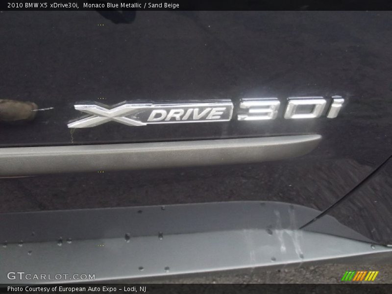 Monaco Blue Metallic / Sand Beige 2010 BMW X5 xDrive30i