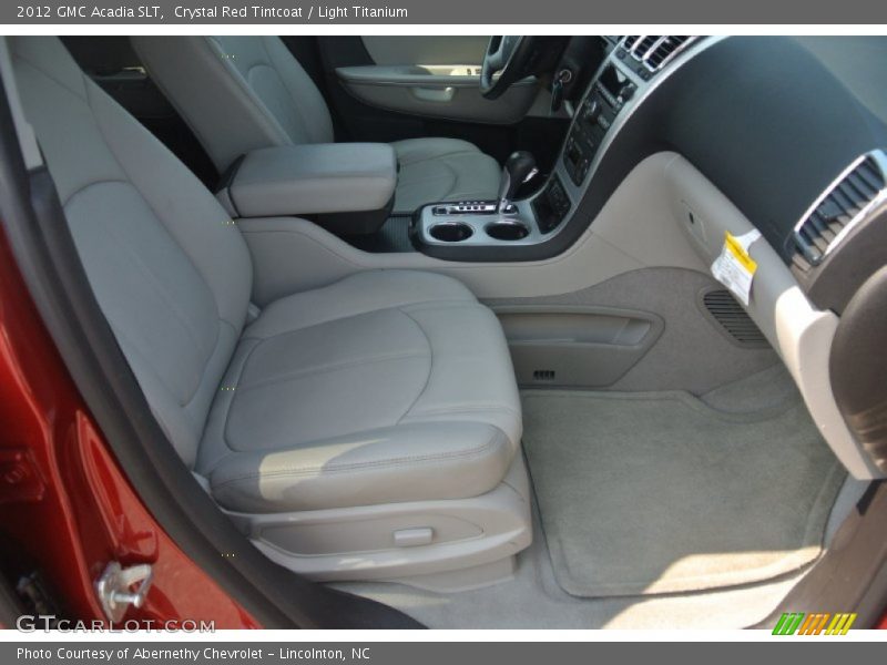 Crystal Red Tintcoat / Light Titanium 2012 GMC Acadia SLT