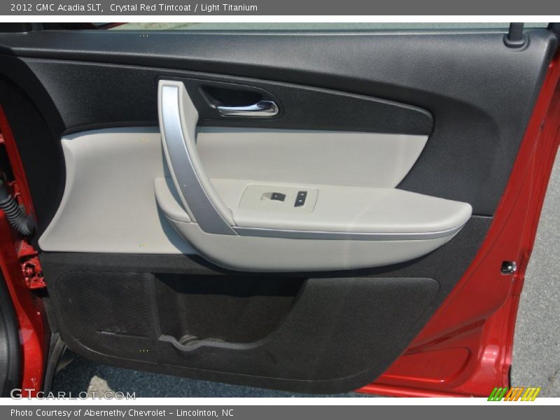 Crystal Red Tintcoat / Light Titanium 2012 GMC Acadia SLT