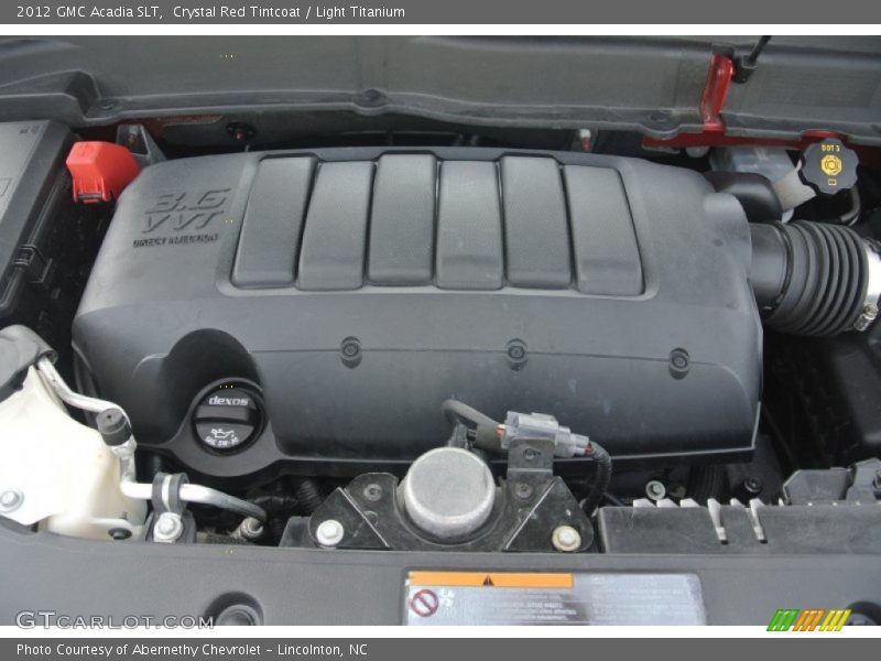 Crystal Red Tintcoat / Light Titanium 2012 GMC Acadia SLT