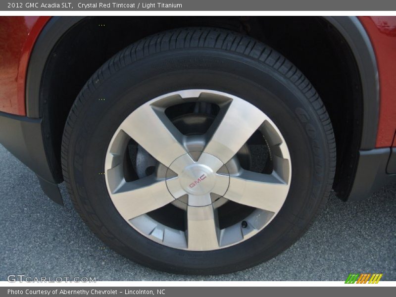 Crystal Red Tintcoat / Light Titanium 2012 GMC Acadia SLT